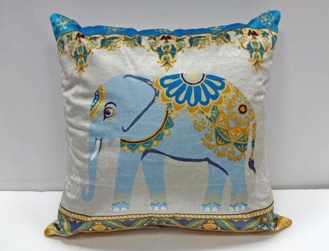 Rapport Home Jaipur Cushion Cover (45x45) cm in Blue - Size: 45 cm x 45 cm