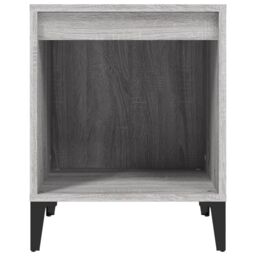 Berkfield Home Bedside Cabinets 2 pcs Grey Sonoma 40x35x50 cm - Size: 40 x 35 x 50 cm - thumbnail 6