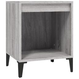 Berkfield Home Bedside Cabinets 2 pcs Grey Sonoma 40x35x50 cm - Size: 40 x 35 x 50 cm - thumbnail 5