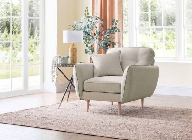 The Great Sofa Company Ailis Armchair Faro Linen in Beige - image 1