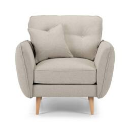 The Great Sofa Company Ailis Armchair Faro Linen in Beige - thumbnail 3
