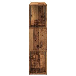 Berkfield Home Book Cabinet/Room Divider Old Wood 100x24x94 cm in Brown - Size: 100 x 24 x 94 cm - thumbnail 5