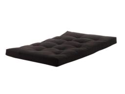 Rest Relax Fibre Foam Filled, Futon Replacement Mattress, Black - Size: Double - thumbnail 2