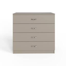 FWStyle Promo 4 Drawer Chest Of Drawers Putty in Beige - thumbnail 4