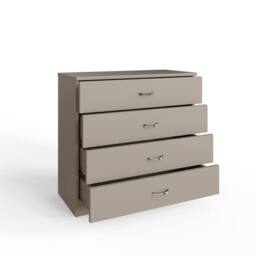 FWStyle Promo 4 Drawer Chest Of Drawers Putty in Beige - thumbnail 2