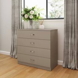 FWStyle Promo 4 Drawer Chest Of Drawers Putty in Beige