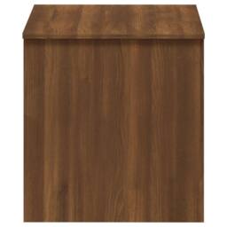 Berkfield Home Coffee Table Brown Oak 102x50.5x52.5 cm Engineered Wood - thumbnail 5