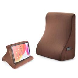 Kelvenix 4 in 1 Bed Wedge Pillow Stand Side Pockets in Brown - thumbnail 4