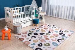 RugsX Fun Rug in Yellow - Size: 80 cm x 150 cm - thumbnail 4