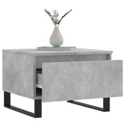 Berkfield Home Coffee Tables 2 pcs Concrete Grey 50x46x35 cm Engineered Wood - Size: 50 x 46 x 35 cm - thumbnail 4