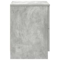 Berkfield Home Bedside Cabinets 2 pcs with 2 Drawers Concrete Grey 40x36x50 cm - Size: 40 x 36 x 50 cm - thumbnail 7