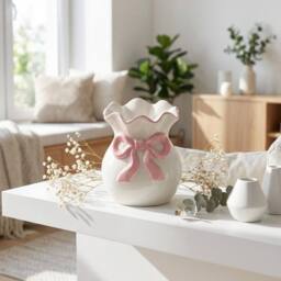Garden Greatness Maison Pink Bow Oil Wax Burner - Size: 1 Pack - thumbnail 1