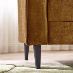 FurnitureboxUK Logan Fabric Armchair in Orange - thumbnail 5