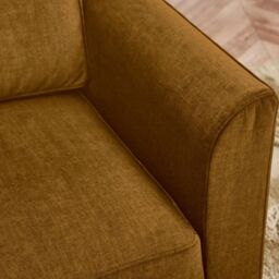 FurnitureboxUK Logan Fabric Armchair in Orange - thumbnail 4