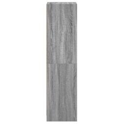 Berkfield Home Highboard with Glass Door Grey Sonoma 35x37x142 cm - Size: 35 x 37 x 142 cm - thumbnail 7