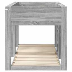 Berkfield Home Bunk Bed for Kids Grey Sonoma 90 x 190 cm Engineered Wood - thumbnail 6