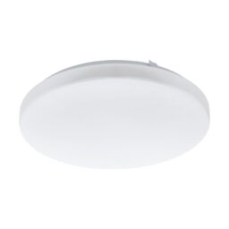 Loops Wall Flush Ceiling Light Colour White Shade White Plastic Bulb LED 17.3W