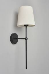 BHS Lighting Tamsin Rechargeable Shaded Wall Light in Black - thumbnail 2