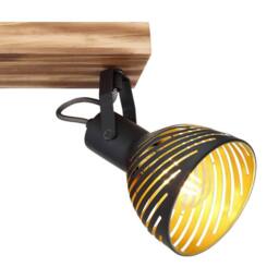 Netlighting Lenna Ceiling Spotlight Bar Dark Brown 3x E27 - thumbnail 5