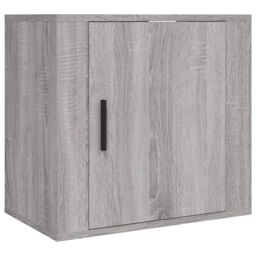 Berkfield Home Wall-mounted Bedside Cabinets 2 pcs Grey Sonoma 50x30x47 cm - Size: 50 x 30 x 47 cm - thumbnail 5