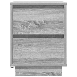 Berkfield Home Bedside Cabinet with LED Lights¬†Grey Sonoma 38x34x50 cm - Size: 38 x 34 x 50 cm - thumbnail 6