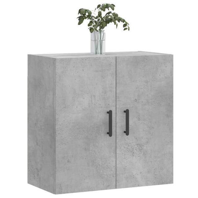 Berkfield Home Wall Cabinet Concrete Grey 60x31x60 cm Engineered Wood - Size: 60 x 31 x 60 cm - image 1