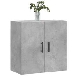 Berkfield Home Wall Cabinet Concrete Grey 60x31x60 cm Engineered Wood - Size: 60 x 31 x 60 cm - thumbnail 1