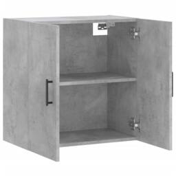 Berkfield Home Wall Cabinet Concrete Grey 60x31x60 cm Engineered Wood - Size: 60 x 31 x 60 cm - thumbnail 6