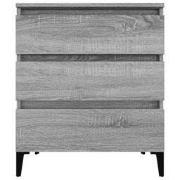 Berkfield Home Sideboard Grey Sonoma 60x35x70 cm Engineered Wood - Size: 60 x 35 x 70 cm - thumbnail 5