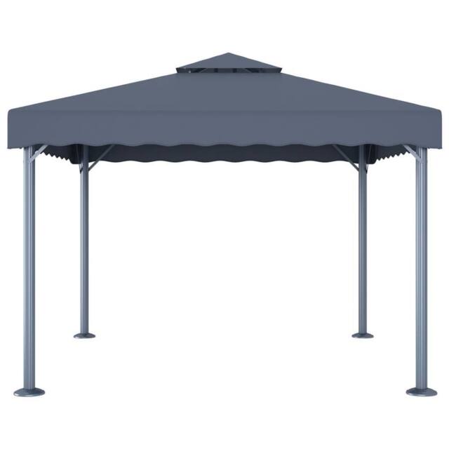Berkfield Home Gazebo 300x300 cm Anthracite Aluminium in Dark Grey - image 1