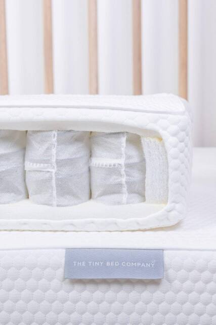 The Tiny Bed Company Luxury Pocket Sprung Cot Mattress (120 x 60cm) in White - image 1