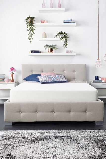 Aspire End Lift Ottoman Storage Bed, Beige Linen - Size: Small Double - image 1