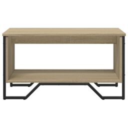 Berkfield Home Coffee Table Sonoma Oak 75x51x40 cm Engineered Wood in Brown - Size: 75 x 51 x 40 cm - thumbnail 5