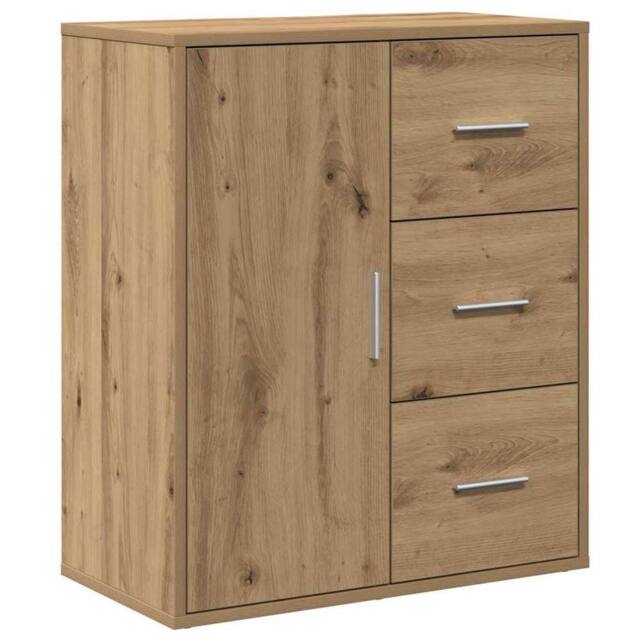Berkfield Home Sideboard Artisan oak 60 x 31 x 70 cm Engineered wood in Brown - image 1