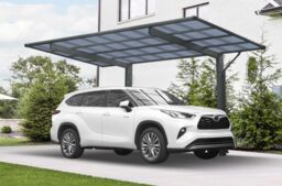 Agadon SKY Aluminium Design Carport in Dark Grey - Size: 5314 x 2757 mm - thumbnail 1