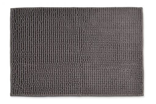 New Edge Blinds Marlow Collection Soft Touch Non-Slip Bathroom Rug in Grey - Size: 45 cm width x 75 cm drop - image 1
