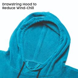Osprey Action Sports Osprey Adult Surf Poncho Towel for Men & Women in Aqua - thumbnail 6