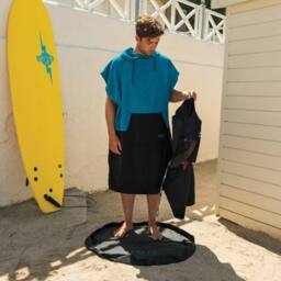Osprey Action Sports Osprey Adult Surf Poncho Towel for Men & Women in Aqua - thumbnail 2