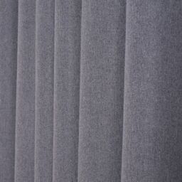 OHS Woven Texture Pair of Eyelet Curtains Ready Made Blackout in Charcoal - Size: 229 cm width x 229 cm drop - thumbnail 5