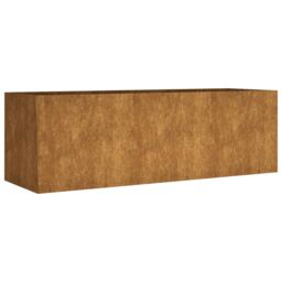 Berkfield Home Garden Raised Bed 120x40x40 cm Corten Steel in Brown - Size: 120 x 40 x 40 cm - thumbnail 2