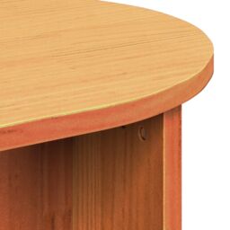 Berkfield Home Coffee Table Wax brown 80 x 39.5 x 35 cm Solid pine wood - thumbnail 9