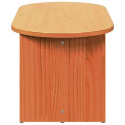 Berkfield Home Coffee Table Wax brown 80 x 39.5 x 35 cm Solid pine wood - thumbnail 6