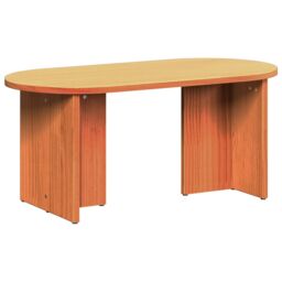 Berkfield Home Coffee Table Wax brown 80 x 39.5 x 35 cm Solid pine wood - thumbnail 7