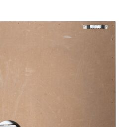 Love Lace Williston Grey Square Wall Clock in Silver - thumbnail 3