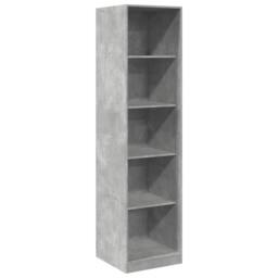 Berkfield Home Wardrobe Concrete Grey 50x50x200 cm Engineered Wood - Size: 50 x 50 x 200 cm - thumbnail 3