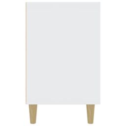 Berkfield Home Sideboard White 100x36x60 cm Engineered Wood - Size: 100 x 36 x 60 cm - thumbnail 4