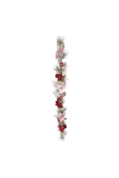 KDMD Pink Magnolia & Poinsettia Garland 180cm - thumbnail 1