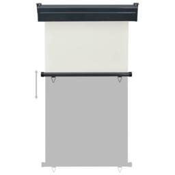 Berkfield Home Balcony Side Awning 105x250 cm Cream - thumbnail 5