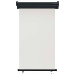 Berkfield Home Balcony Side Awning 105x250 cm Cream - thumbnail 1