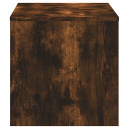 Berkfield Home TV Cabinet Smoked Oak 120x40x40 cm Engineered Wood in Brown - Size: 120 x 40 x 40 cm - thumbnail 5